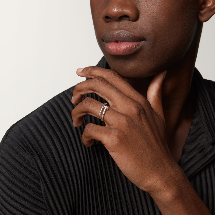 Juste un Clou ring, small model, diamonds Juste un Clou ring, small model, diamonds