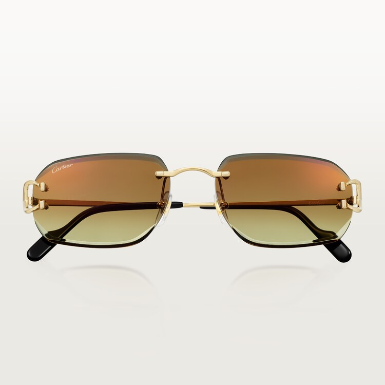 Cartier rimless online sunglasses c decor