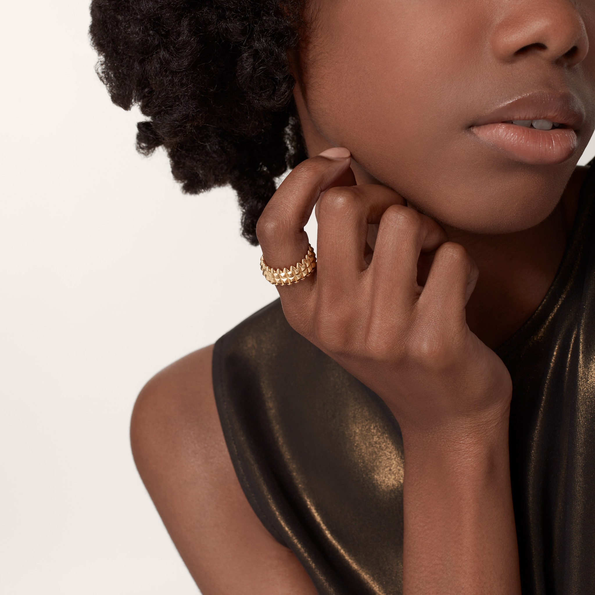 Clash de Cartier ring, double row