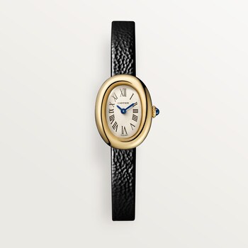 Baignoire Gold Diamond Oval Watches Cartier