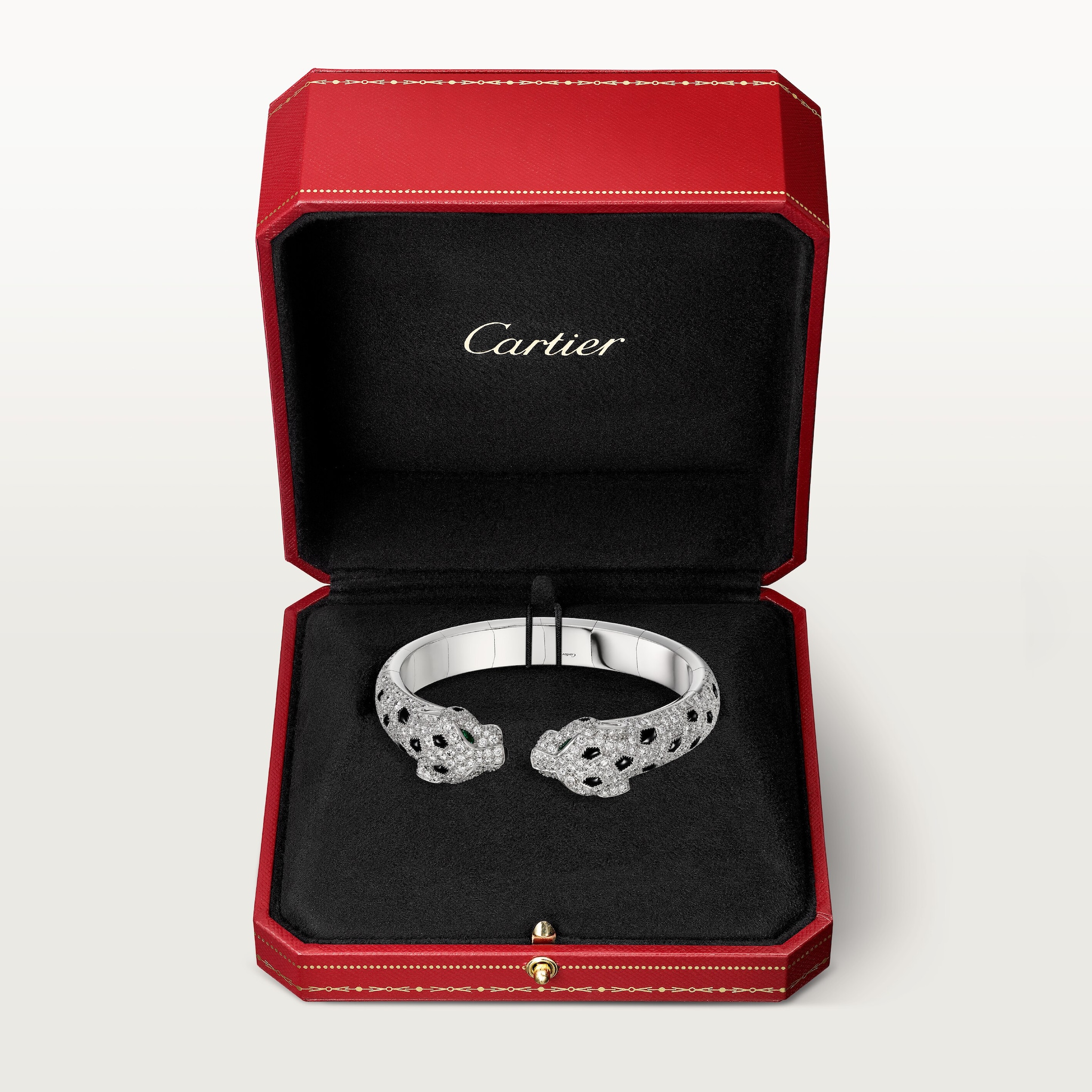 Panth&egrave;re de Cartier bracelet, articulated, paved , image 8