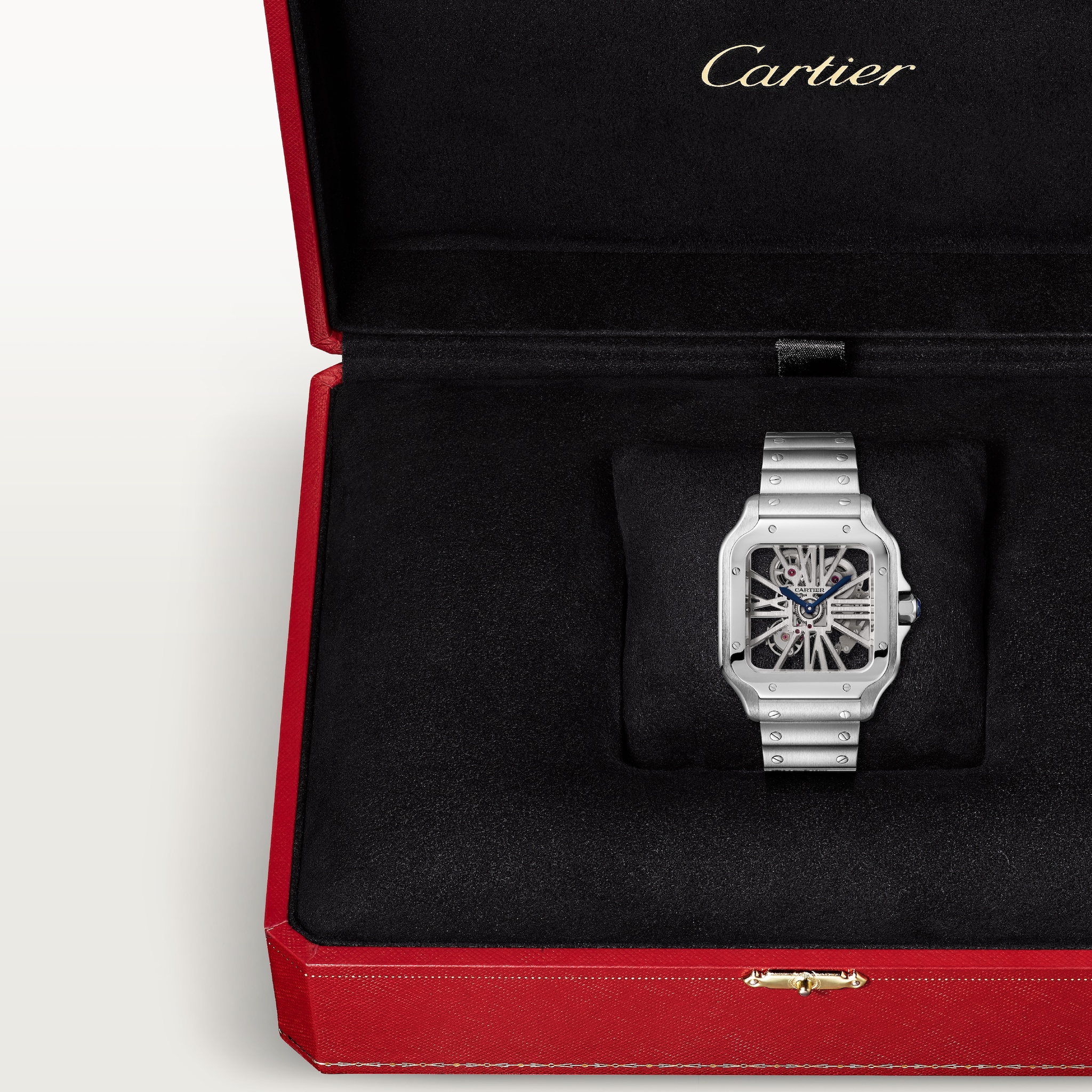 Santos de Cartier skeleton watch, image 9