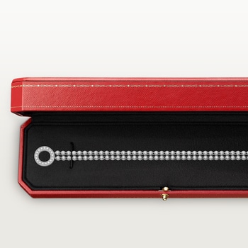 Agrafe bracelet, brilliant-cut diamonds, paved  Agrafe bracelet, brilliant-cut diamonds, paved