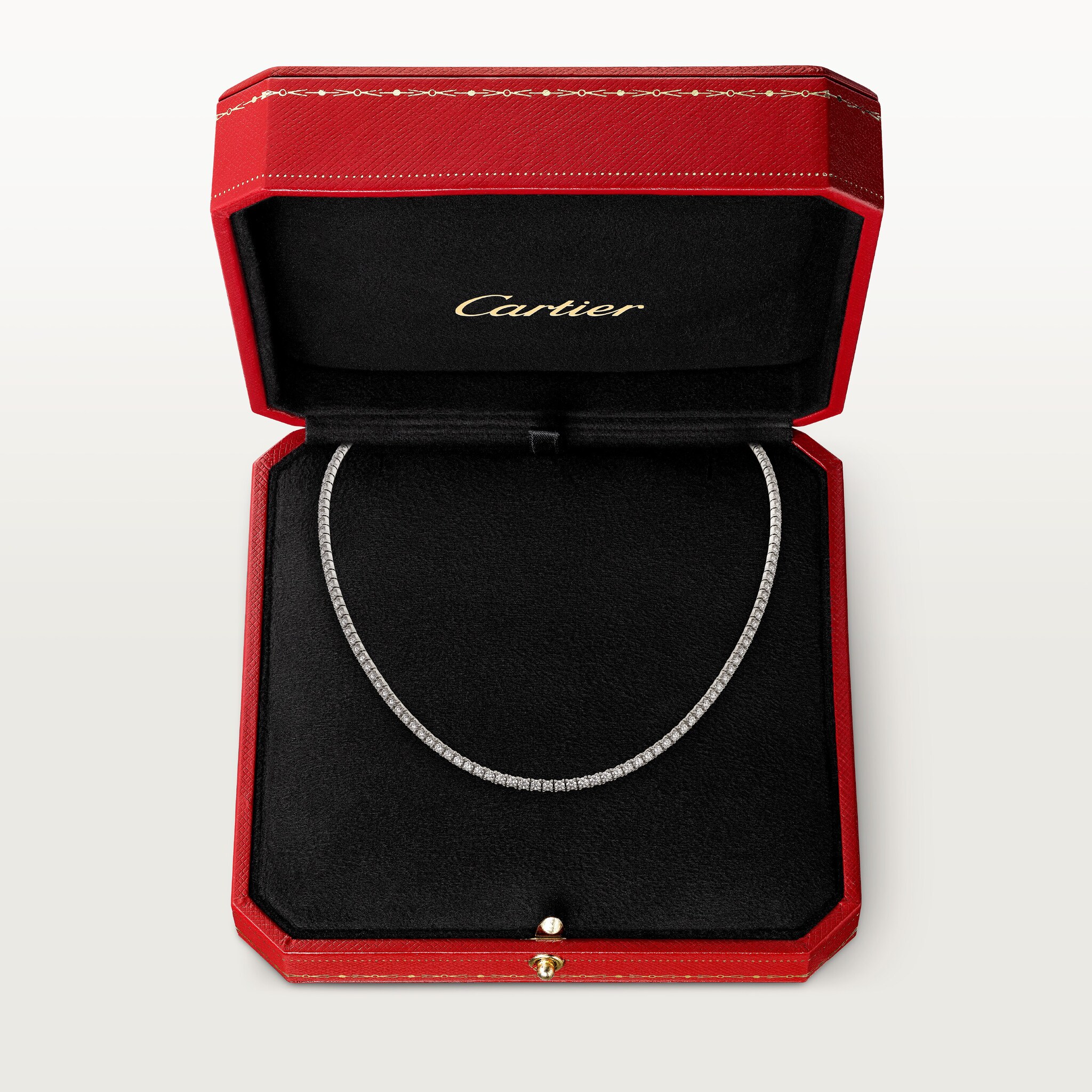Lignes Essentielles necklace, brilliant-cut diamonds