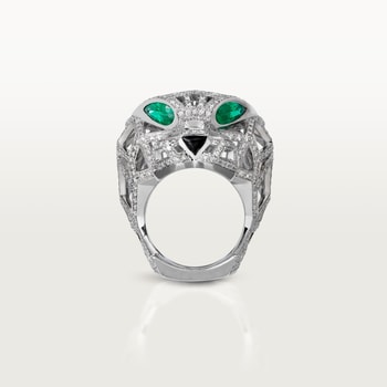 Panthère de Cartier ring, paved Panthère de Cartier ring, paved