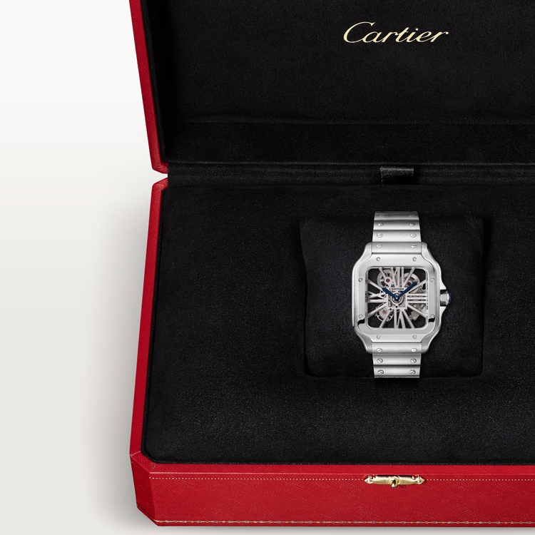 Cartier skeleton watch price sale