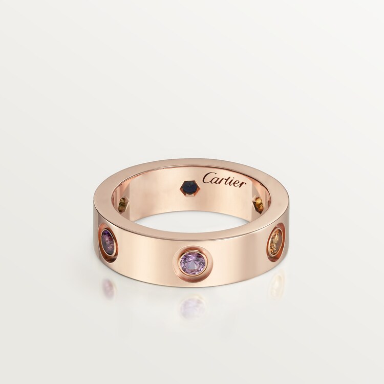 Cartier pink sapphire love ring Clearance