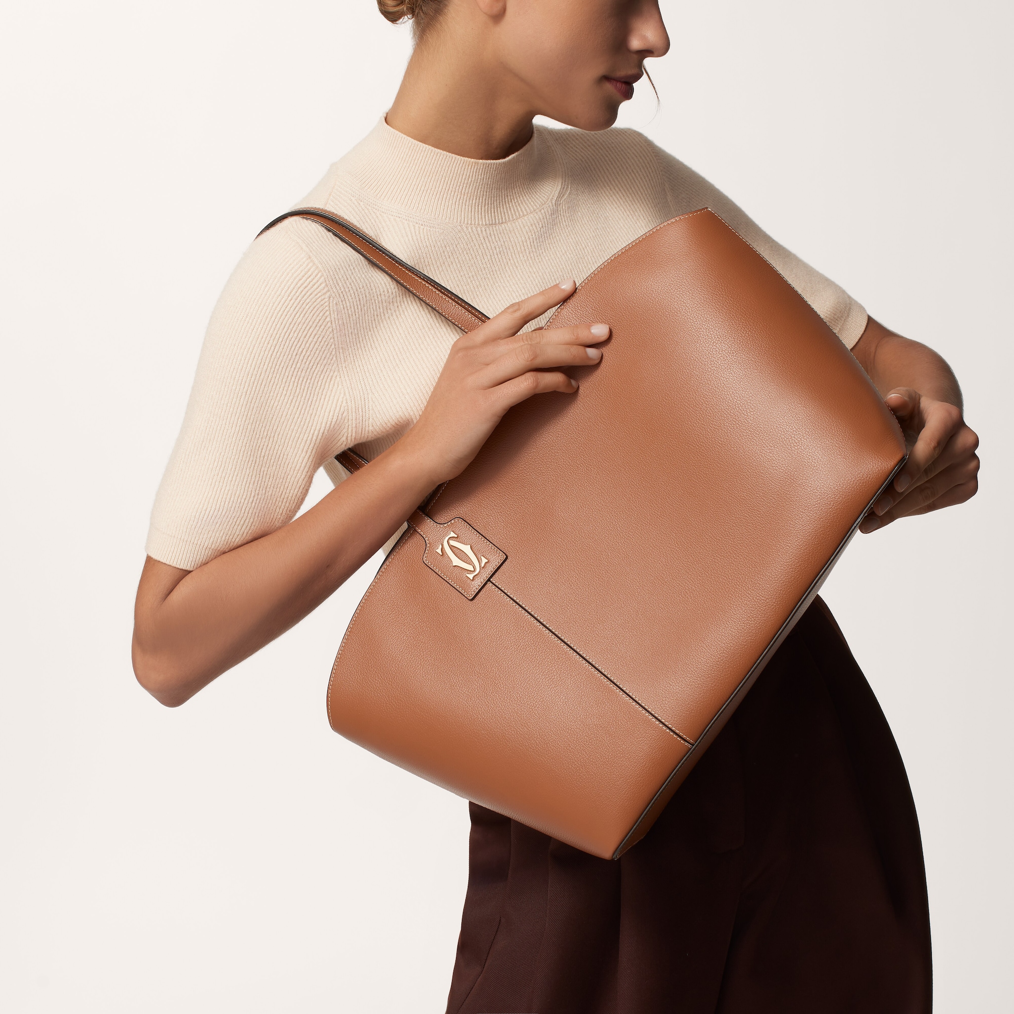 Tote bag, C de Cartier