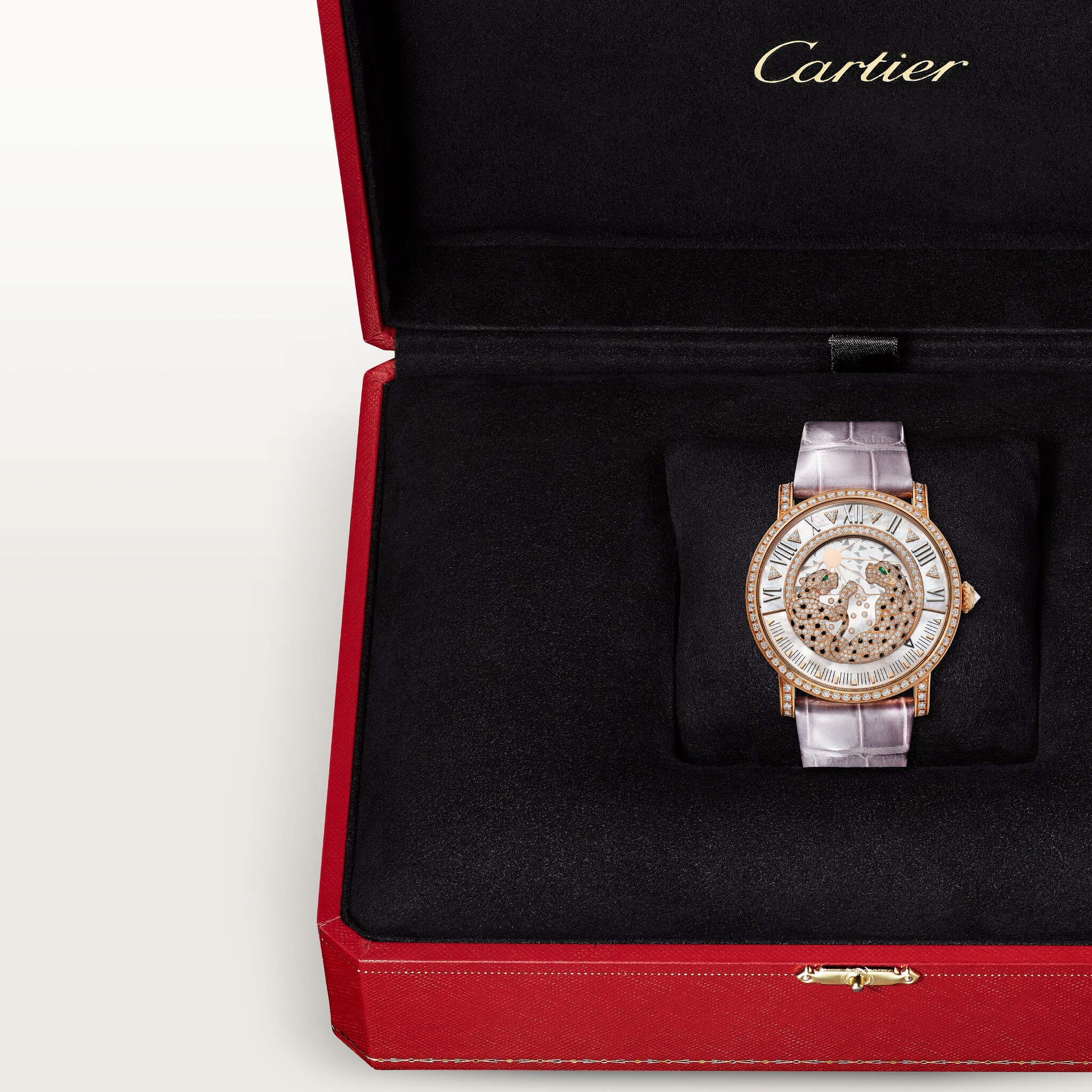 7 صورة ،ساعة "پانتير" من المجوهرات