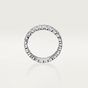 Broderie de Cartier wedding band, double row, diamonds Broderie de Cartier wedding band, double row, diamonds