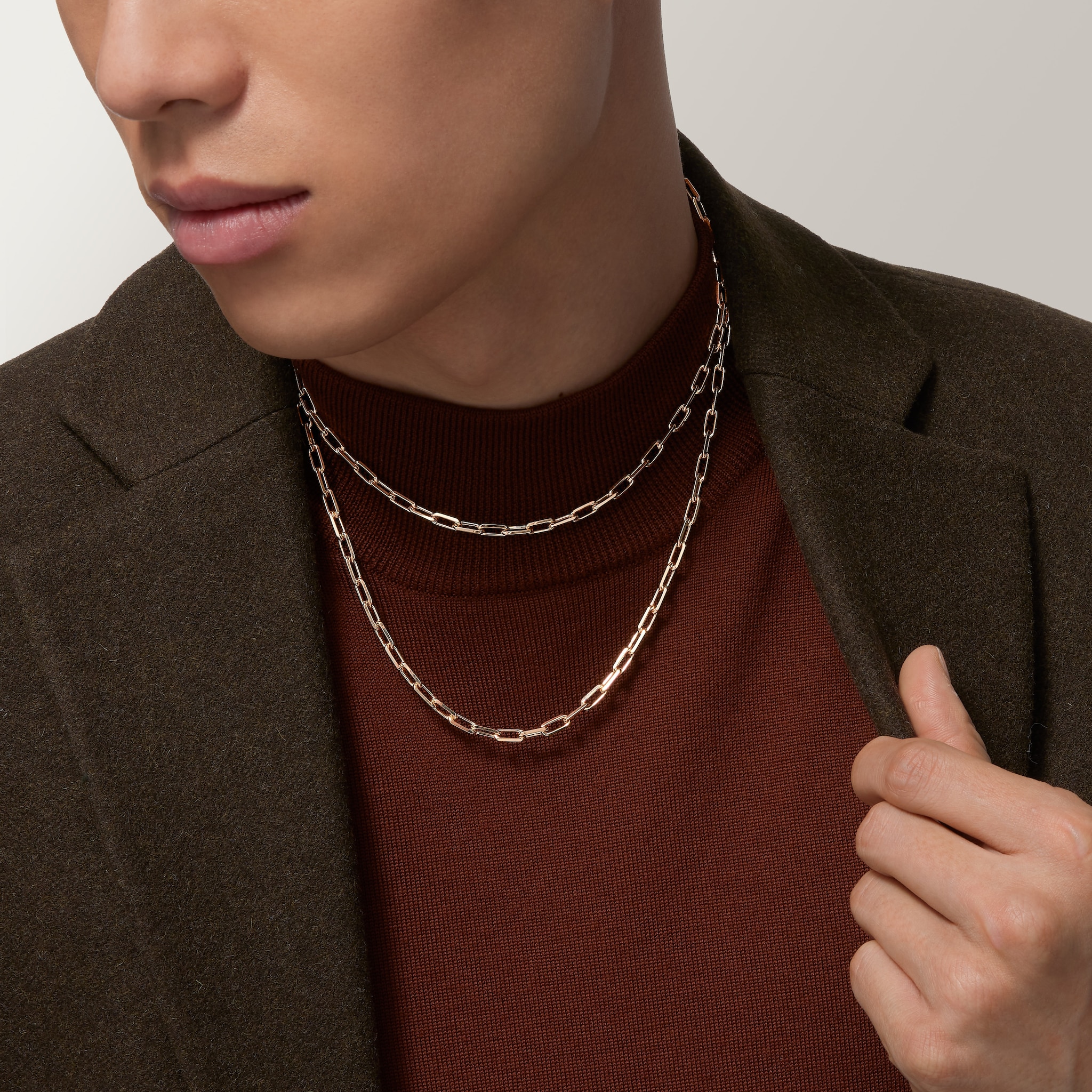 Santos de Cartier長項鍊，鍊帶設計，小型款，圖片5