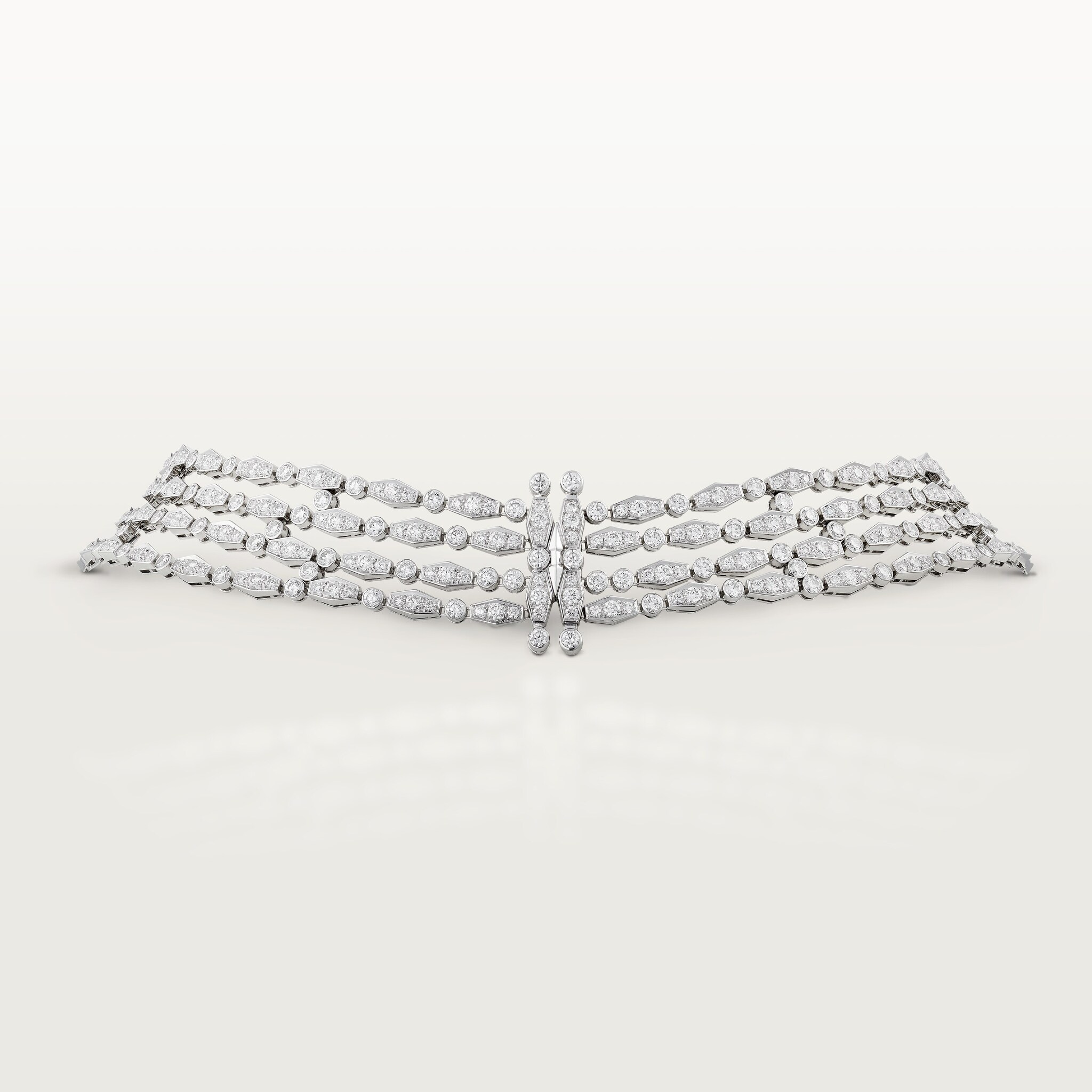 Pluie de Cartier necklace, diamonds