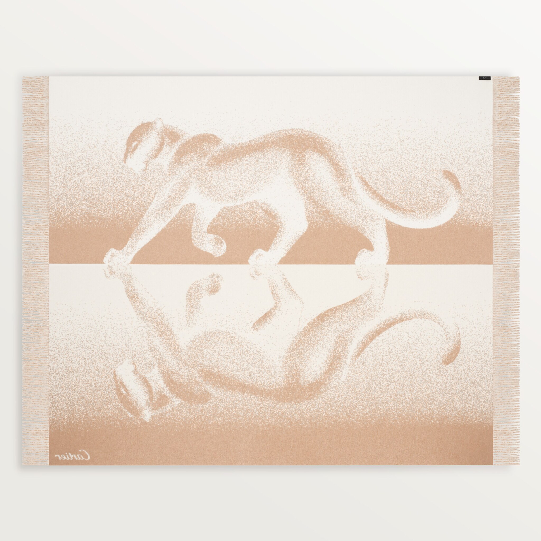 Panth&egrave;re de Cartier blanket