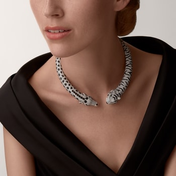 Indomptables de Cartier torque necklace, paved  Indomptables de Cartier torque necklace, paved