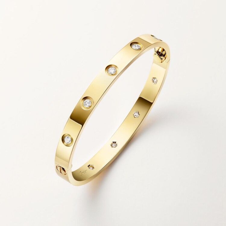 LOVE bracelet classic model 10 diamonds