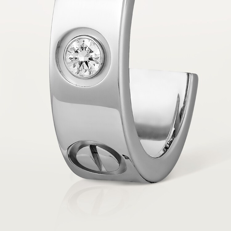 Cartier love earrings 2 diamonds Outlet