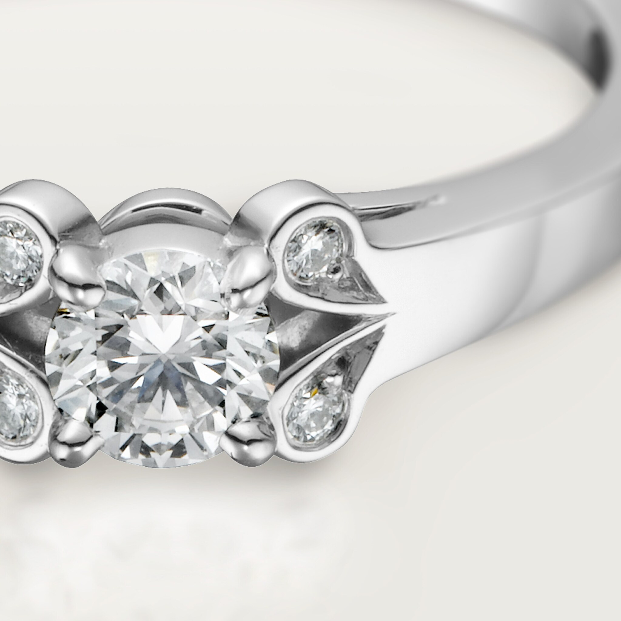 Ballerine solitaire, brilliant-cut diamond, image 5