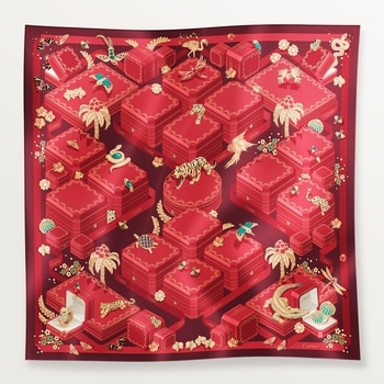 Ecrins Cartier 90 scarf Ecrins Cartier 90 scarf