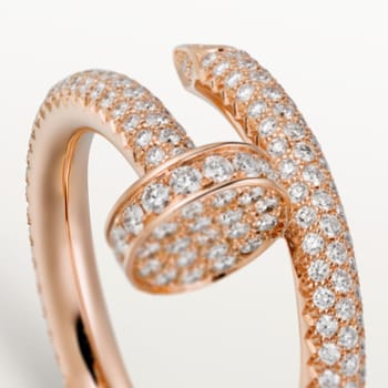 Juste un Clou ring, classic model, paved Juste un Clou ring, classic model, paved