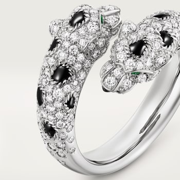 Panthère de Cartier ring, semi-paved Panthère de Cartier ring, semi-paved