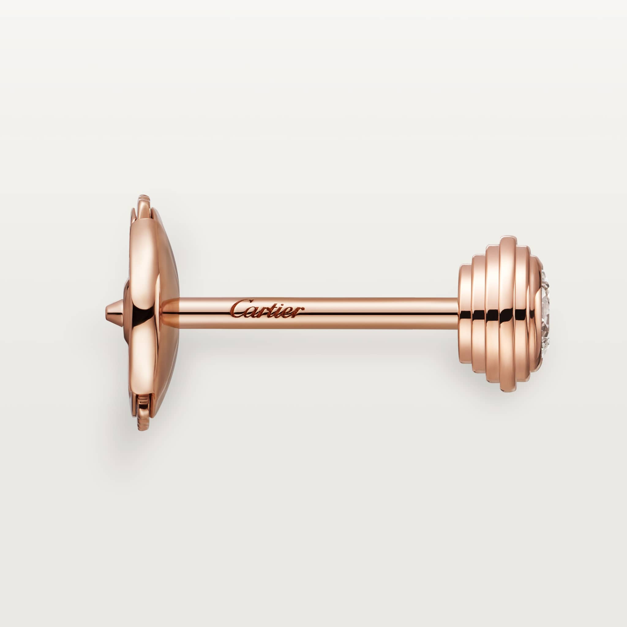 까르띠에 다무르 스터드 이어링, 브릴리언트 컷 다이아몬드 2개, 스몰(small) 모델