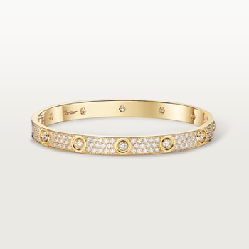 #LOVE# bracelet, classic model, paved, 10 diamonds #LOVE# bracelet, classic model, paved, 10 diamonds