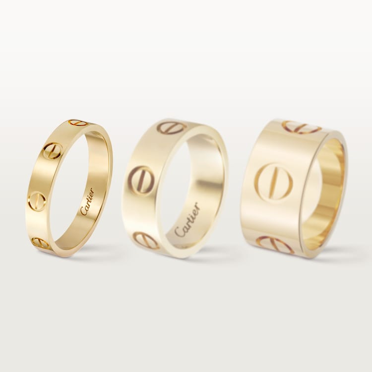 CRB4085000 LOVE wedding band Yellow gold Cartier