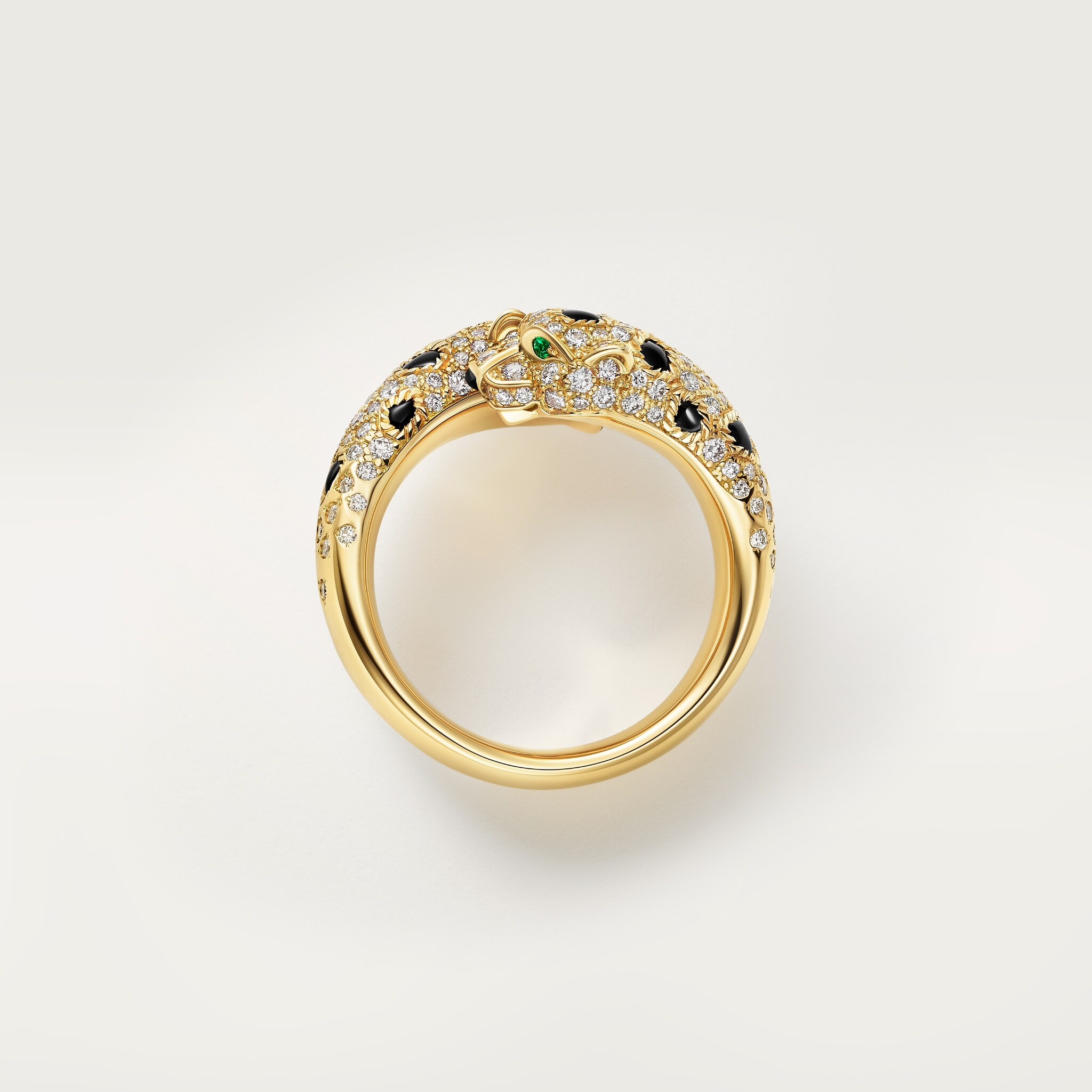 Bague Panth&egrave;re de Cartier, semi-pav&eacute;e