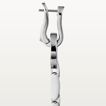 Agrafe earrings, paved Agrafe earrings, paved