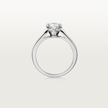 1895 solitaire, pear-shaped diamond 1895 solitaire, pear-shaped diamond