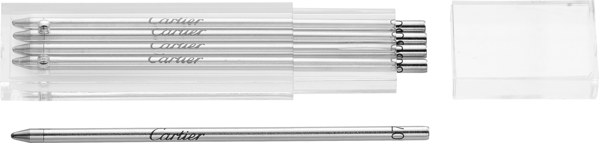 圓珠筆筆芯（粗筆尖），黑色墨水。，圖片1