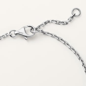 #LOVE# bracelet, on chain, half-paved #LOVE# bracelet, on chain, half-paved