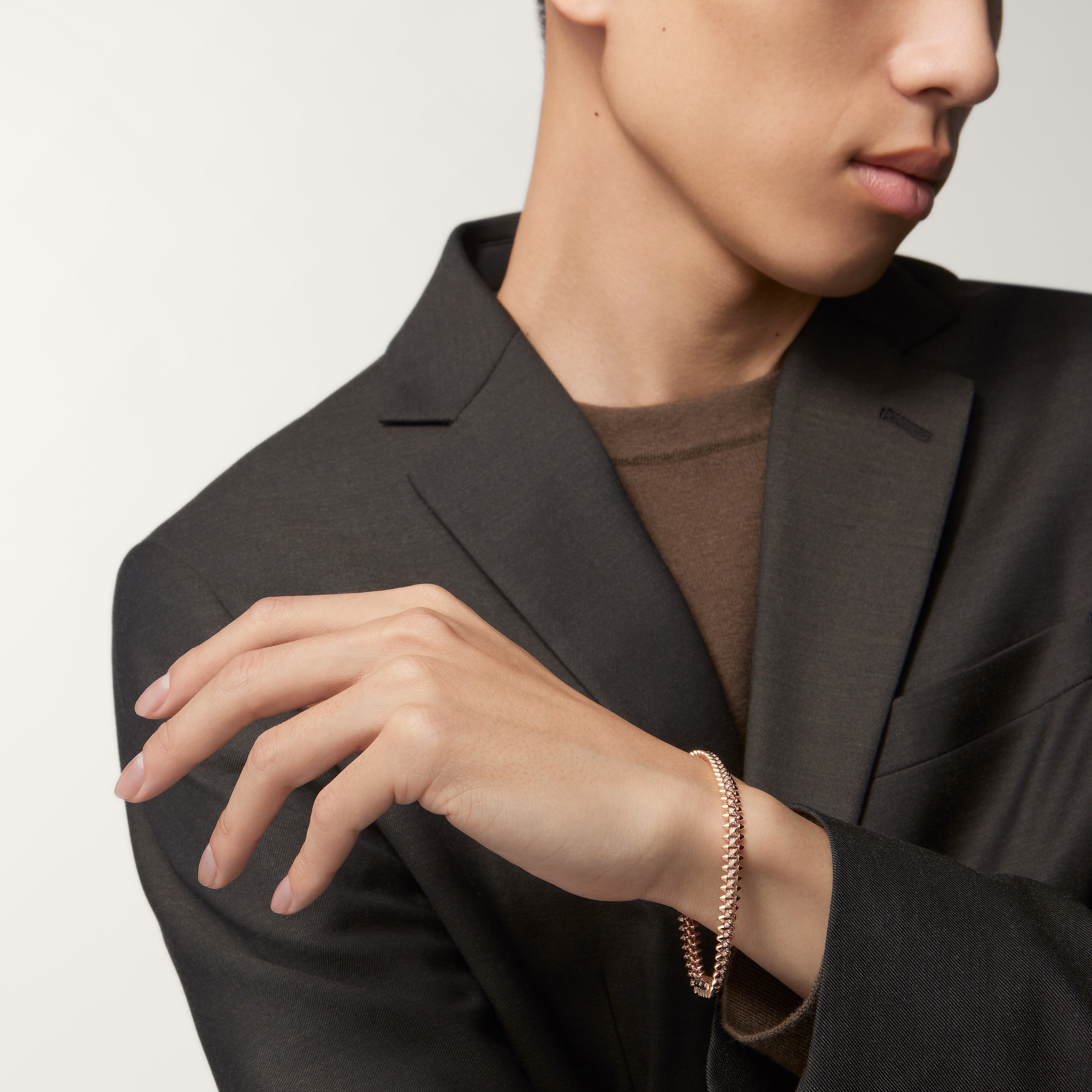 클래쉬 드 까르띠에 브레이슬릿, 플렉시블, 스몰(small) 모델, 파베 세팅 , 이미지 9