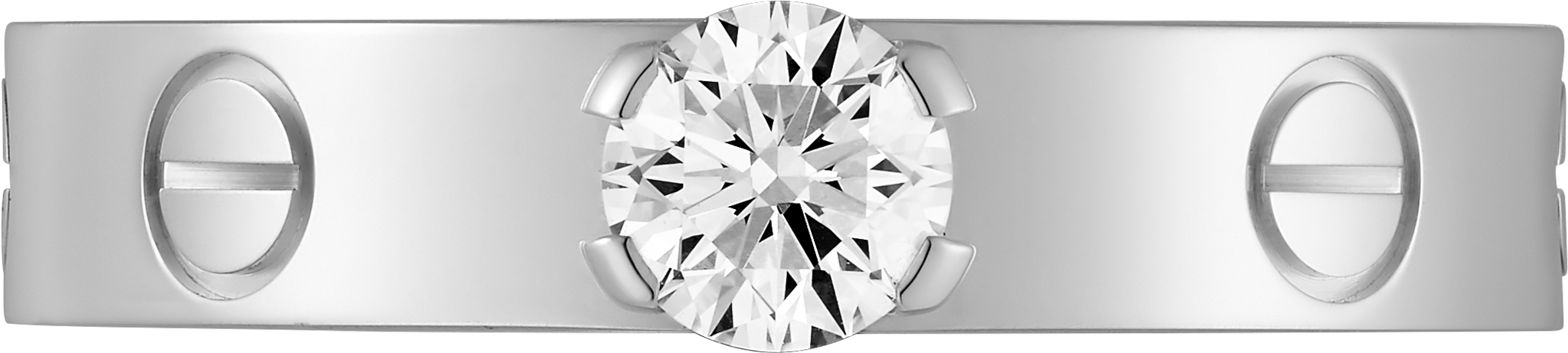 #LOVE# solitaire, brilliant-cut diamond