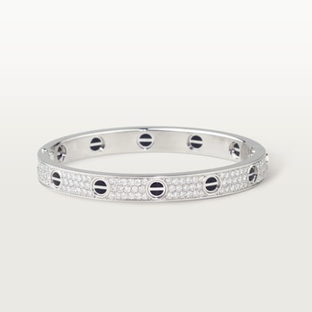 #LOVE# bracelet, classic model, paved, ceramic #LOVE# bracelet, classic model, paved, ceramic