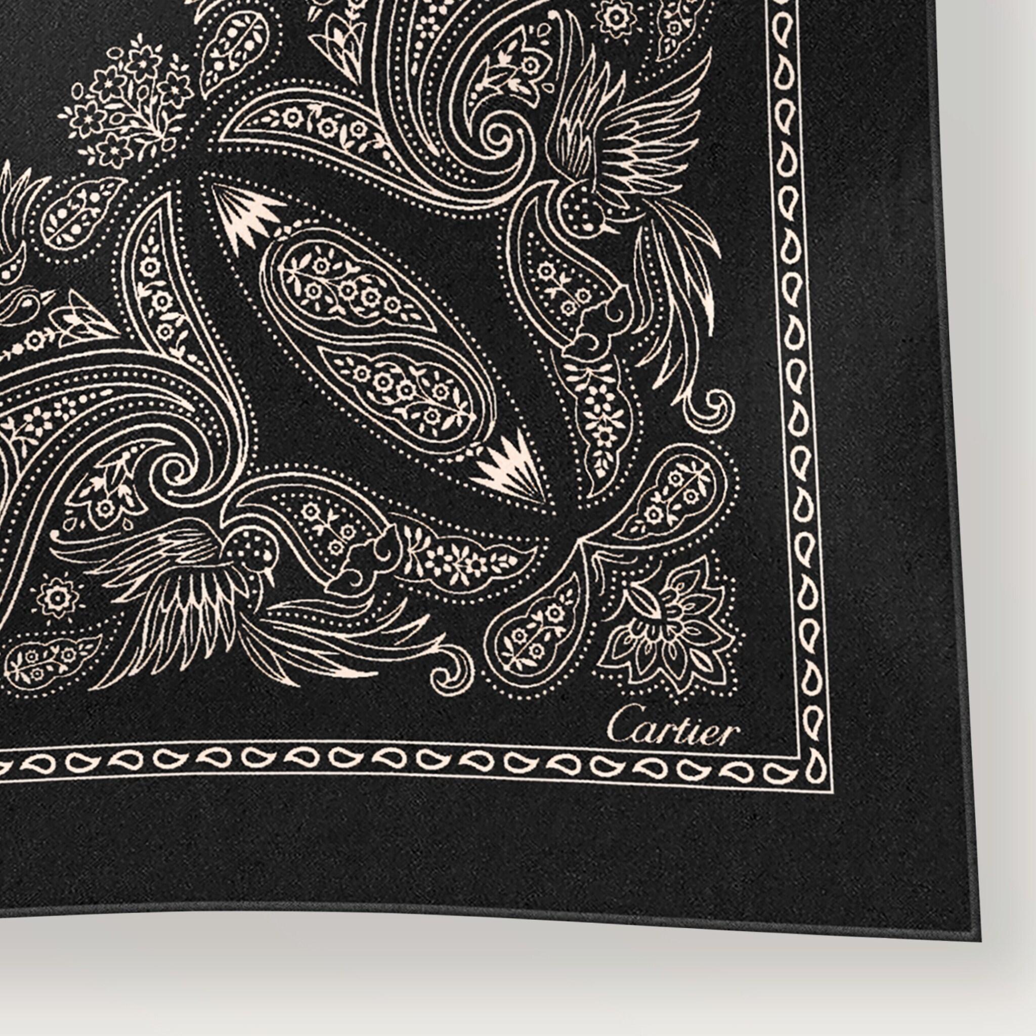 Bandana, Double C paisley, image 2