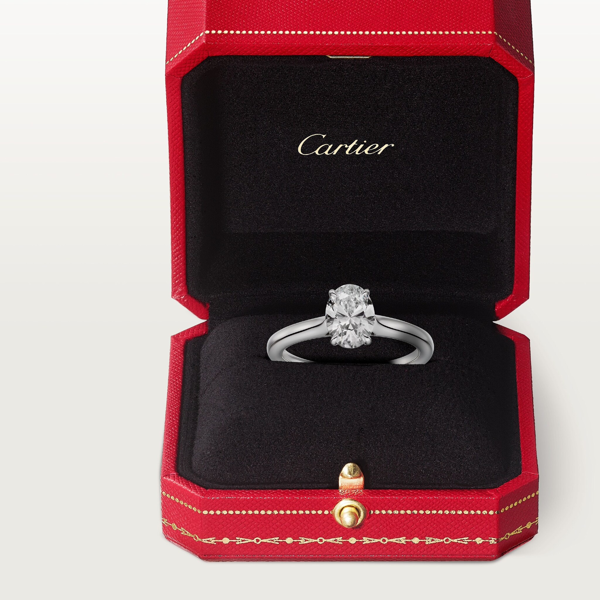 1895 solitaire, oval-cut diamond, image 9