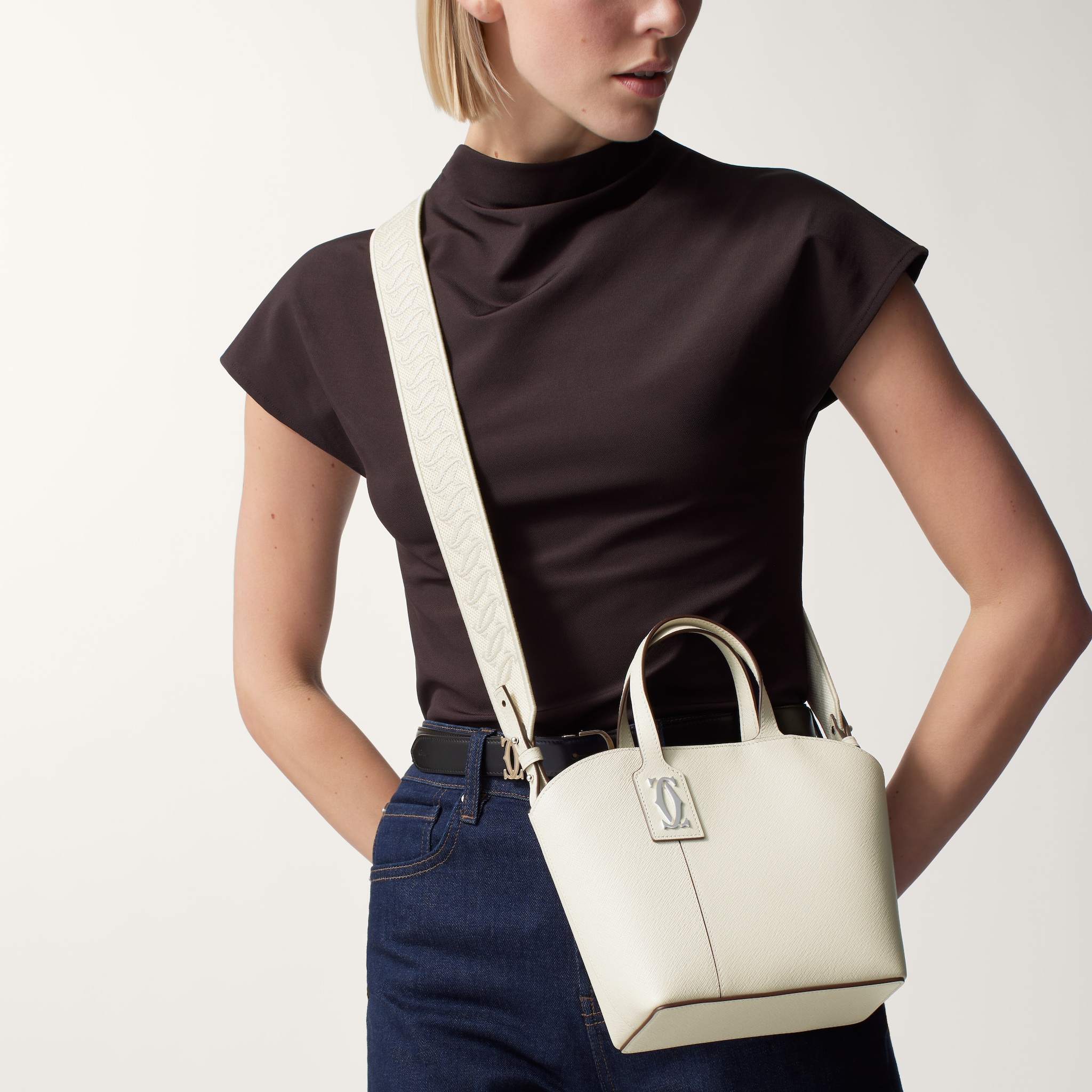 Mini tote bag, C de Cartier