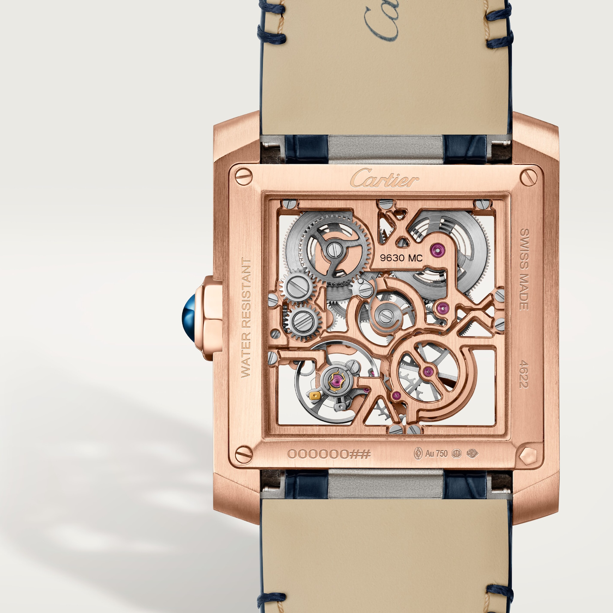 Tank Fran&ccedil;aise skeleton watch