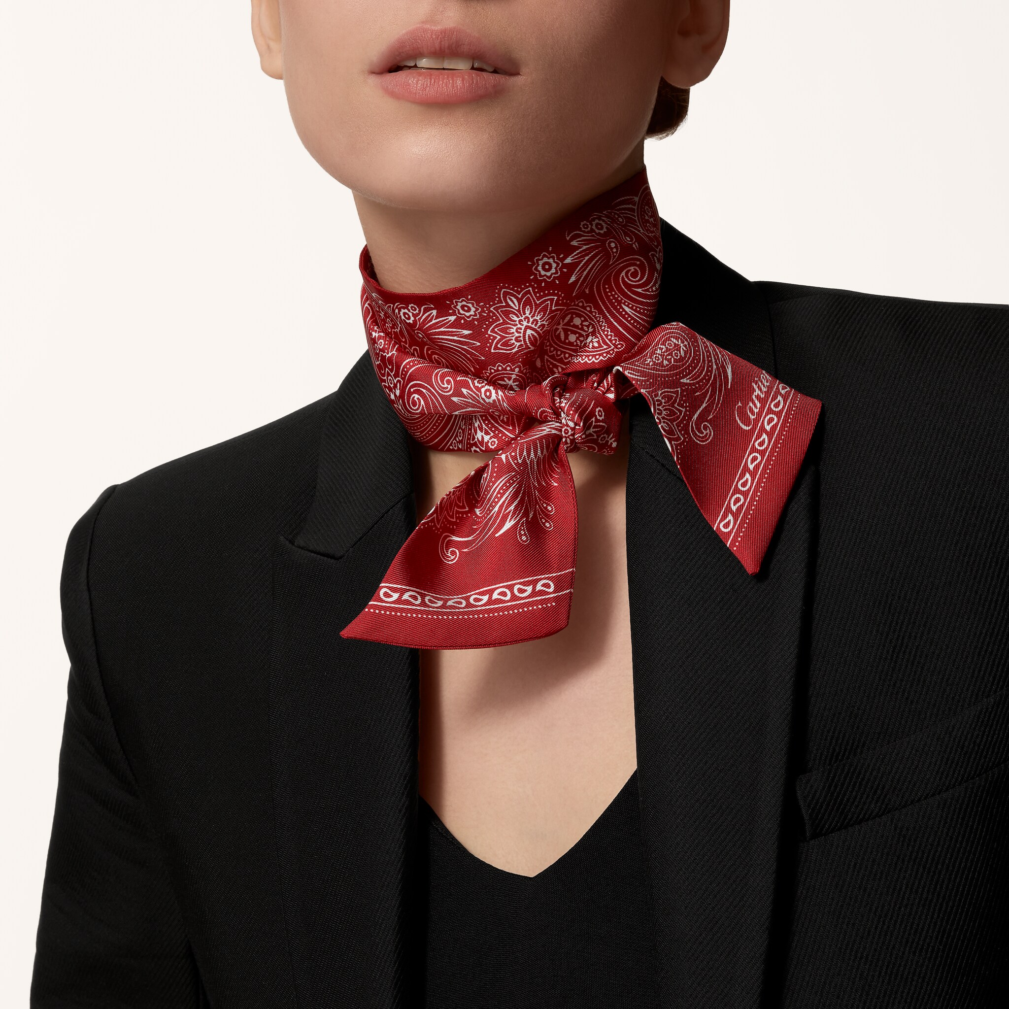 Bandeau Double C paisley