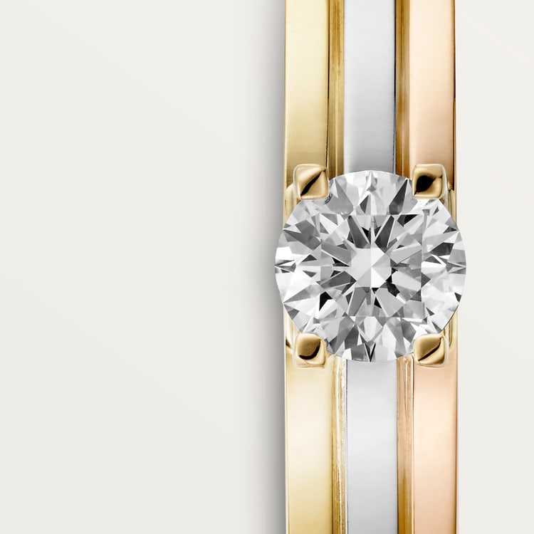 Cartier trinity solitaire ring deals
