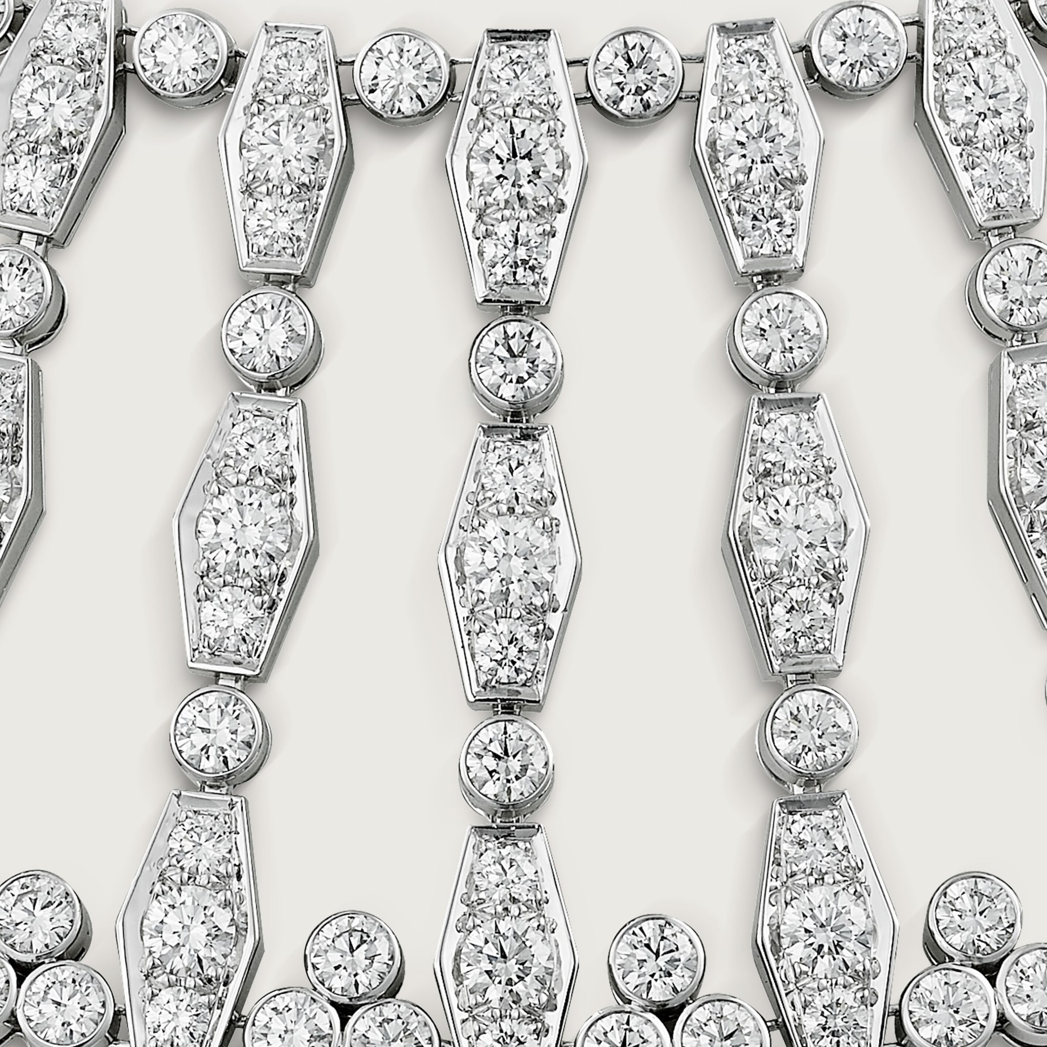 Pluie de Cartier necklace, diamonds, image 5