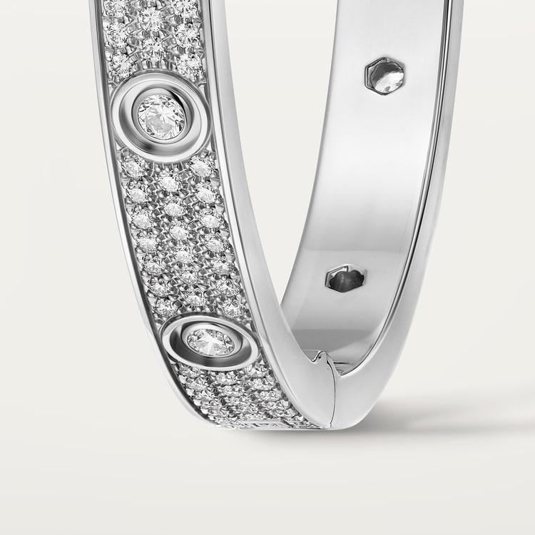 LOVE bracelet diamond paved