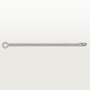 Agrafe bracelet, brilliant-cut diamonds, paved  Agrafe bracelet, brilliant-cut diamonds, paved