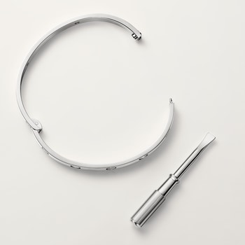 #LOVE# bracelet,single-screw closure, classic model, 4 diamonds #LOVE# bracelet,single-screw closure, classic model, 4 diamonds