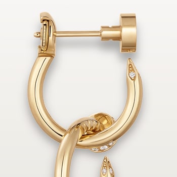 Juste un Clou earrings, double, diamonds Juste un Clou earrings, double, diamonds