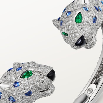 Panthère de Cartier bracelet, sapphire, paved  Panthère de Cartier bracelet, sapphire, paved