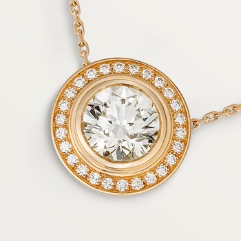 Cartier sales bezel necklace