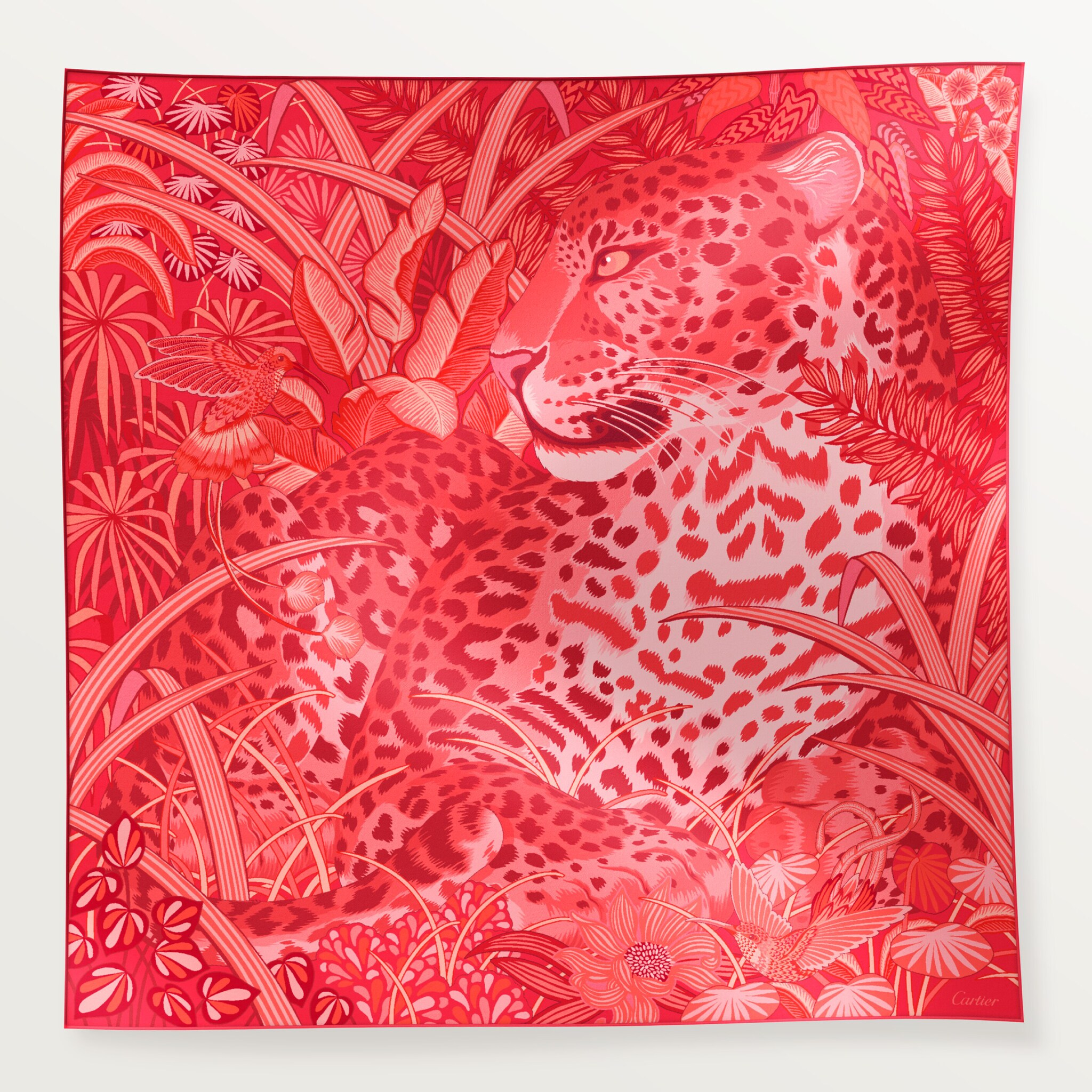 Panther in the Jungle 90 scarf, image 1