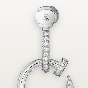 Juste un Clou earrings, double, paved Juste un Clou earrings, double, paved
